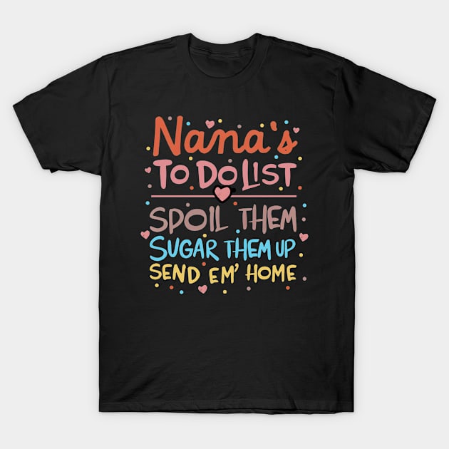 NANAS SHOPPING LISIT T-Shirt by CurlyDesigns